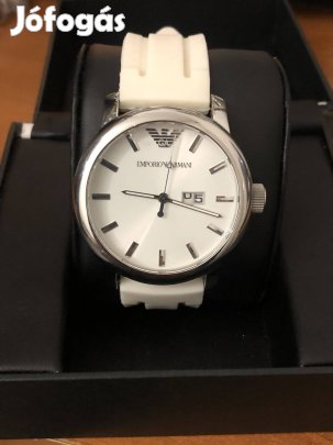 Emporio Armani 45 mm Acél Tokos Silikon Szíja Ora 