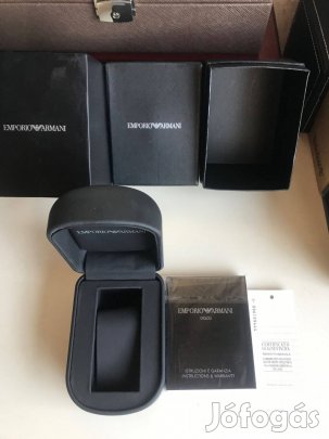 Emporio Armani komplett óradoboz szett.Új!