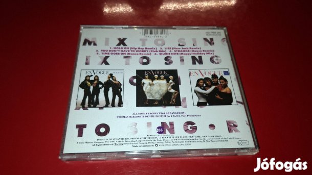 En Vogue Remix To Sign Cd 1991