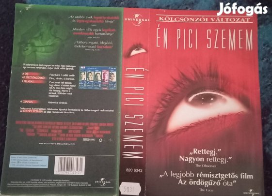 Én pici szemem - thriller vhs