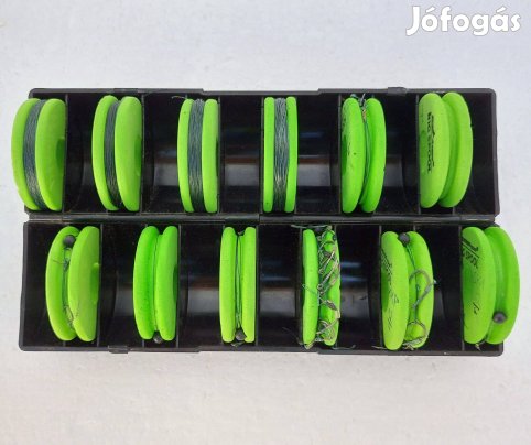 Energoteam Feeder Előketartó 12 csévés 4,5 cm, horgokkal