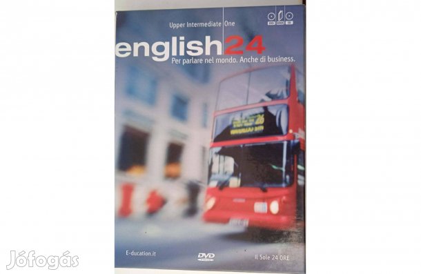 English 24 CD & DVD , one , karcmentes