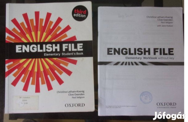 English File elementary tankönyv és munkafüzet egyben