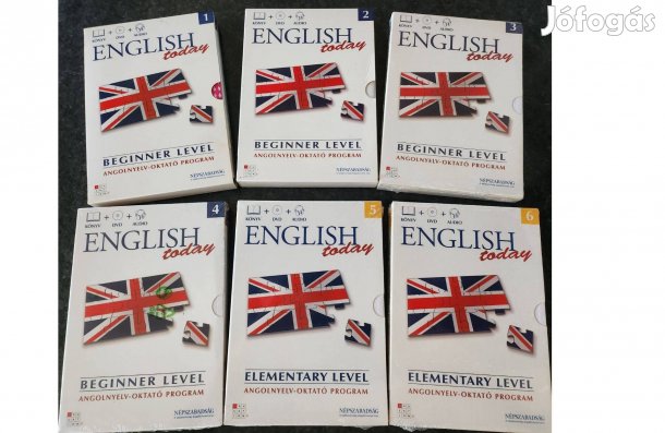 English Today Könyvsorozat+ DVD-k