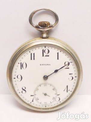 Enigma Brevets Svájci zsebóra alpakka tokos hibás állapotban