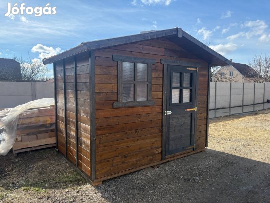 Ennyiért a kertedbe kerül!!! 6 m2 kerti tároló padlóval festve szerelé