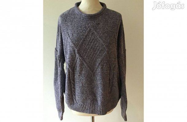 Enzo Lorenzo vintage, kötött férfi pulóver, 52-es (kb. M-L-es)