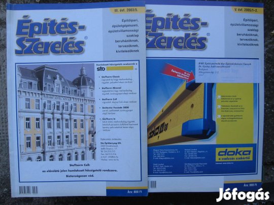 Építés-szerelés, építőipari szaklap (9)