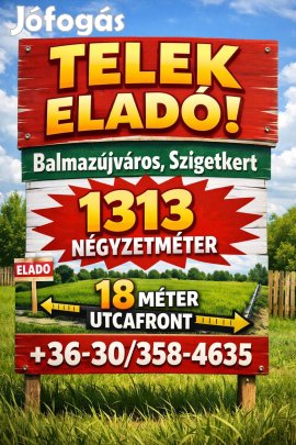 Építési telek Balmazújváros