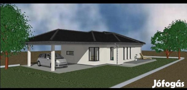 Építési telek, érvényes építési engedélyekkel eladó Baján, csendes ker