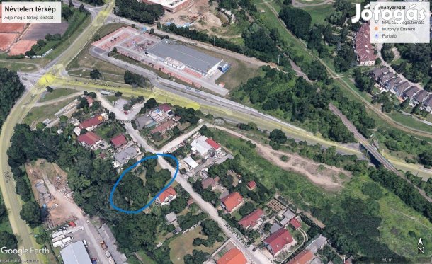 Építési telek az Egyetem közelében