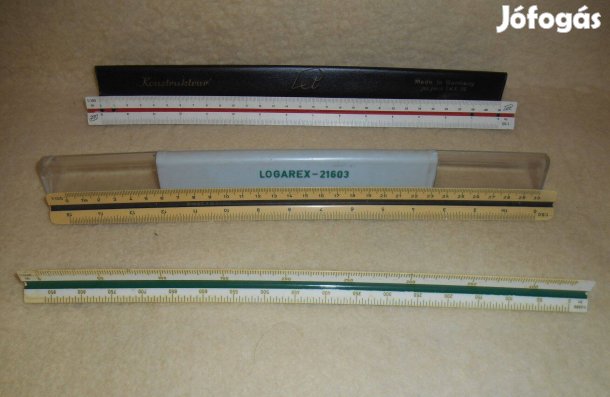 Építész és geodéziai léptékvonalzók