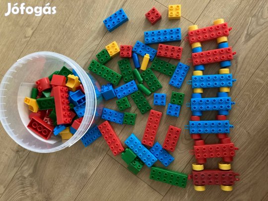 Építőkocka készlet, 100 darabos
