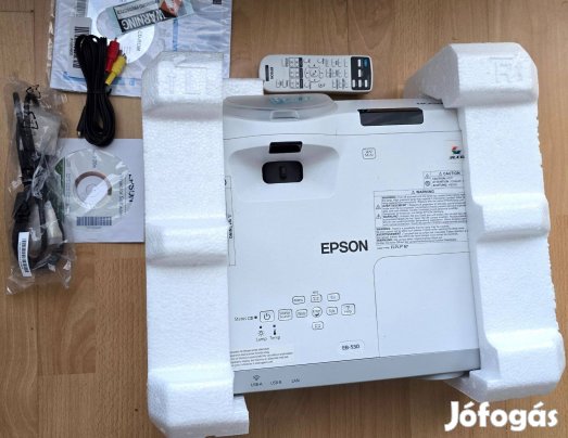 Epson EB-530 projektor eladó. Nagy fényerő, közelről vetít