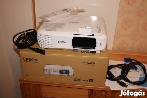 Epson EH-TW650 Csak 50 lámpaórával, Szállítás egyeztetés után!