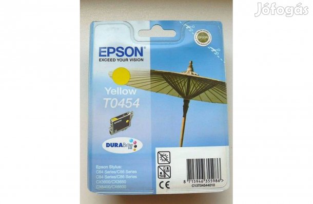 Epson T0454 eredeti sárga , Epson T04544010 , Epson T454 = 2540-Ft