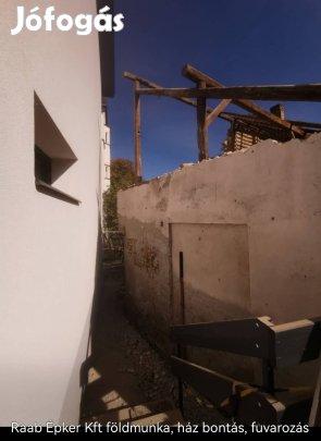 Épület bontás, földmunkálatok, fuvarozás Győr és környékén. 