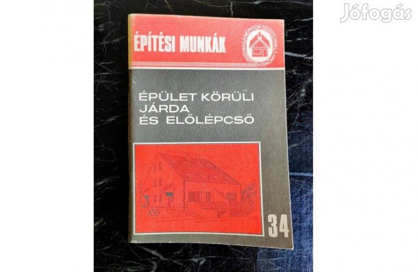 Épület körüli járda és előlépcső- Magánépítők Kiskönyvtára