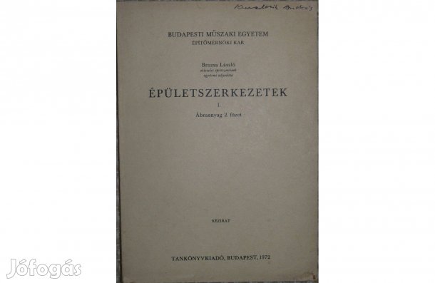 Épületszerkezetek I. Ábraanyag 2. füzet 1972 - Bruzsa László