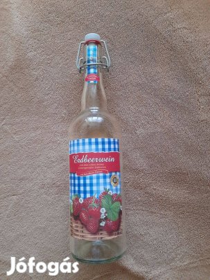 Erdbeerwein Eperbor édes gyümölcsbor csatos üveg 0,75 L
