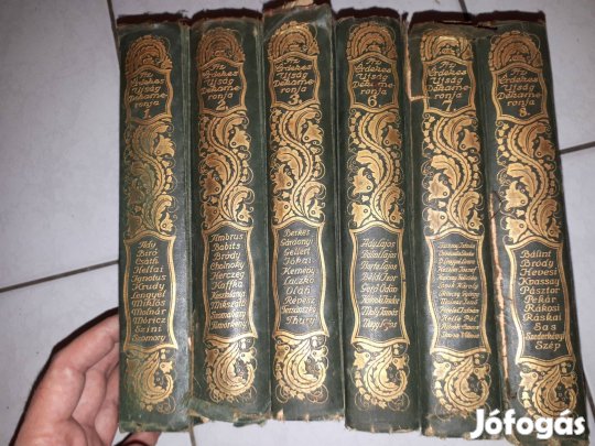 Érdekes Újság Dekameronja 1-3 6-8 kötet (1913-as kiadás)