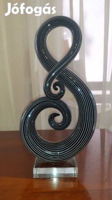 Érdekes asztali üvegdísz