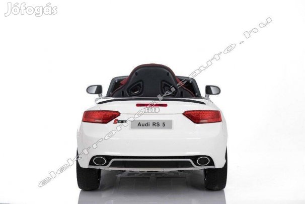 Eredeti AUDI RS5 licenc 12V-os fehér 1személyes elektromos kisautó
