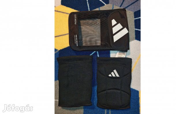Eredeti Adidas Elite röplabda térdvédő fekete (S, M)