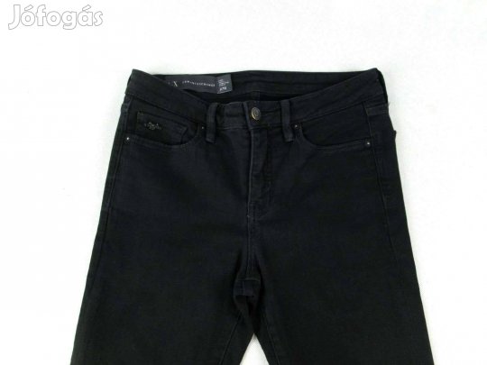 Eredeti Armani Exchange Super Skinny W27 Női Fekete Sztreccses Farmer