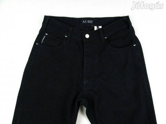 Eredeti Armani Jeans Comfort Fit (W32) Férfi Fekete Farmernadrág