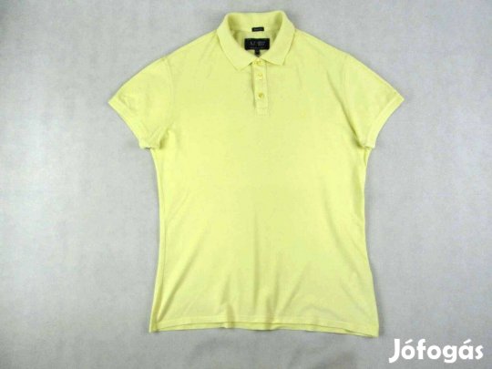 Eredeti Armani Jeans Muscle Fit (2XL) Elegáns Férfi Galléros Póló