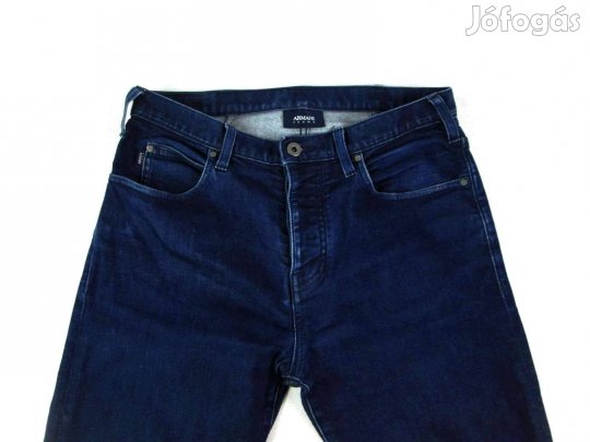 Eredeti Armani (W30 / L30) Férfi Sötétkék Sztreccses Farmer