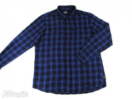 Eredeti Barbour (2XL) Elegáns Kockás Hosszú Ujjú Férfi ING