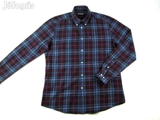 Eredeti Barbour (L) Elegáns Kockás Hosszú Ujjú Férfi ING
