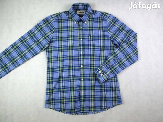 Eredeti Barbour (S) Elegáns Kockás Hosszú Ujjú Férfi ING