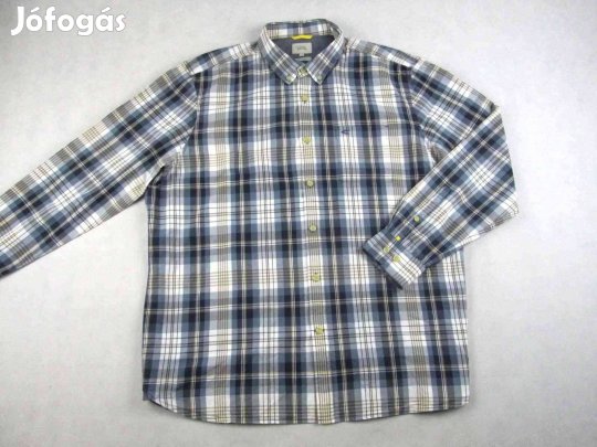 Eredeti CAMEL Active (2XL / 3XL) Elegáns Hosszú Ujjú Férfi Kockás ING