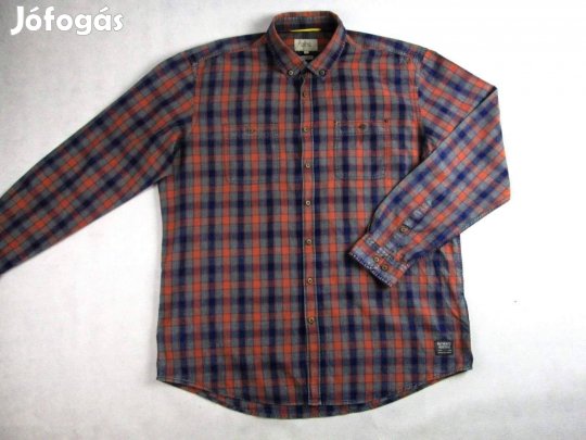 Eredeti CAMEL Active (XL / 2XL) Elegáns Hosszú Ujjú Férfi Kockás ING