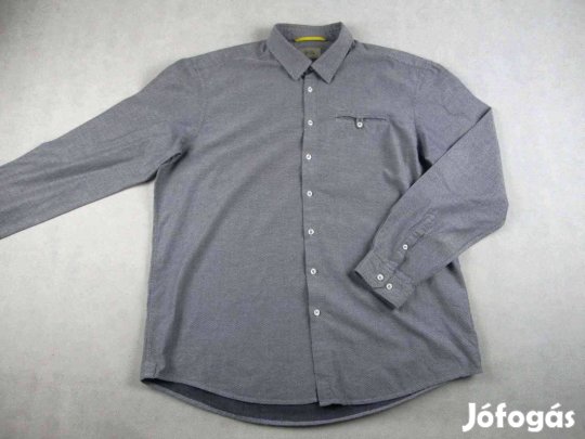 Eredeti CAMEL Active (XL / 2XL) Elegáns Hosszú Ujjú Férfi Szürke ING