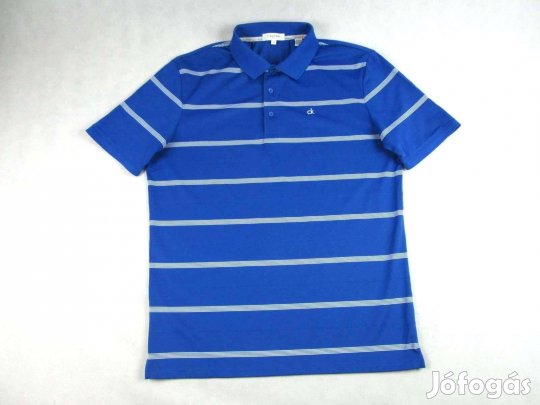 Eredeti Calvin Klein (L) Sportos Elegáns Férfi Galléros Póló