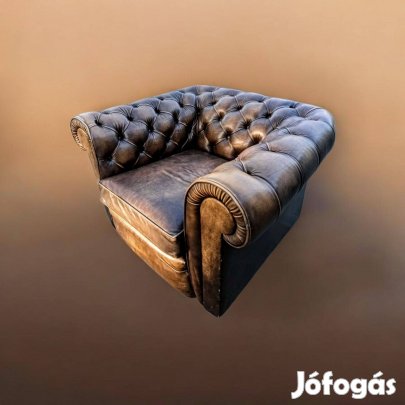 Eredeti Chesterfield stílusú club fotel