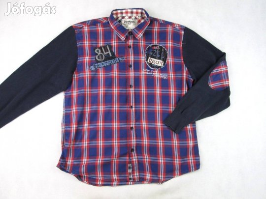 Eredeti Desigual (XL) Elegáns Sportos Férfi Hosszú Ujjú ING