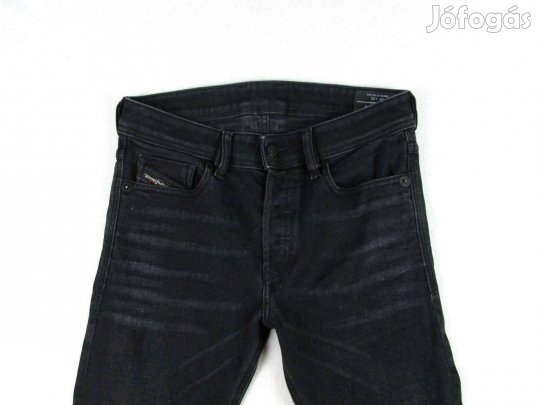 Eredeti Diesel Sleenker Skinny W29/L32 Fekete Férfi Sztreccses Farmer