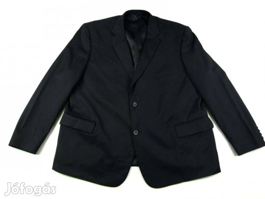 Eredeti Dressmann Short (3XL - 60S) Elegáns Férfi Fekete Zakó