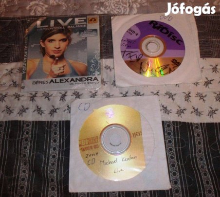 Eredeti Fitnesz kazetták CD-k