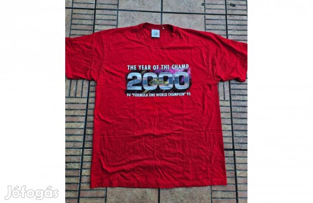 Eredeti Forma 1 Michael Schumacher póló Ferrari póló 2XL XXL