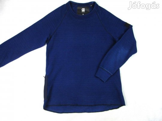 Eredeti G-Star RAW (S/M) Férfi Cipzáros Oldalzsebes Hosszú Ujjú Felső