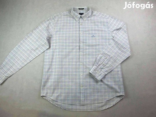 Eredeti Gant (2XL) Elegáns Hosszú Ujjú Férfi Kockás ING