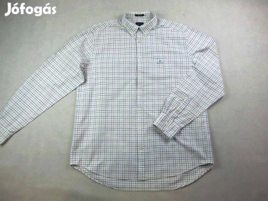 Eredeti Gant (2XL) Elegáns Hosszú Ujjú Férfi Kockás ING