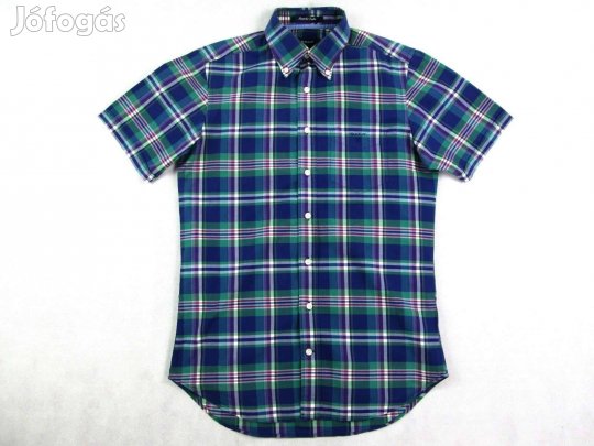 Eredeti Gant (M) Sportos Elegáns Kockás Rövid Ujjú Férfi ING