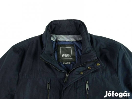 Eredeti Geox Respira (L / XL) Férfi Elegáns ÉJ Sötétkék Bélelt Kabát
